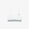 Ribbed Cotton Triangle Bralette