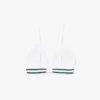 Ribbed Cotton Triangle Bralette