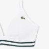 Ribbed Cotton Triangle Bralette
