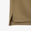 Runway Badge Accent Oversized Satin Polo Shirt