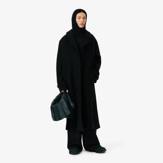Runway Boiled Wool Coat