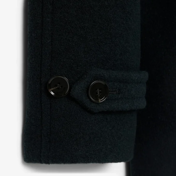 Runway Boiled Wool Coat