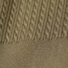 Runway Cable Knit Polo Collar Sweater