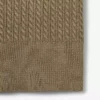 Runway Cable Knit Polo Collar Sweater