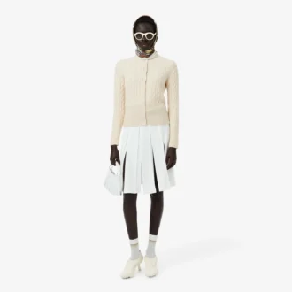 Runway Cashmere Cable Knit Cardigan