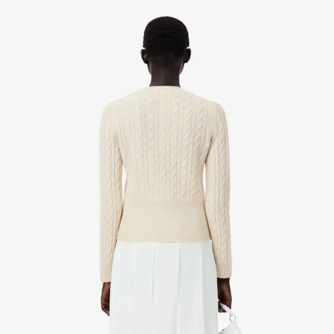 Runway Cashmere Cable Knit Cardigan