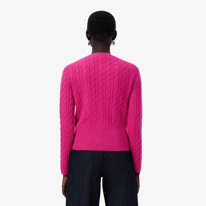 Runway Cashmere Cable Knit Cardigan