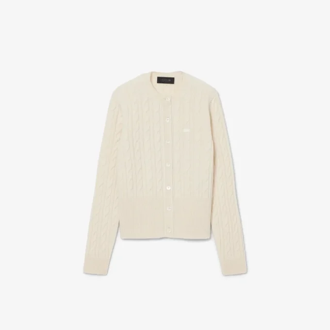 Runway Cashmere Cable Knit Cardigan
