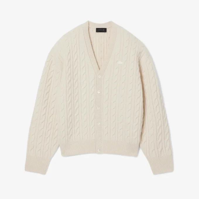 Runway Cashmere Cable Knit Cardigan