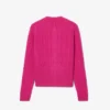 Runway Cashmere Cable Knit Cardigan