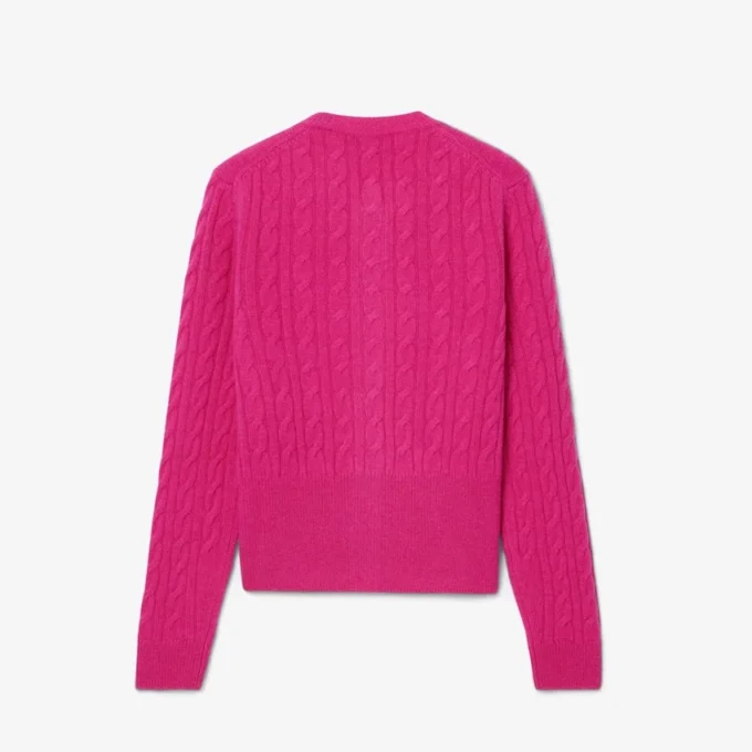 Runway Cashmere Cable Knit Cardigan
