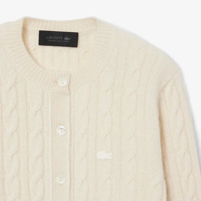 Runway Cashmere Cable Knit Cardigan