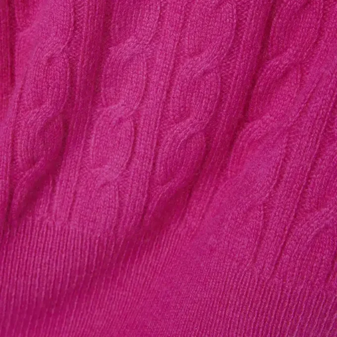 Runway Cashmere Cable Knit Cardigan