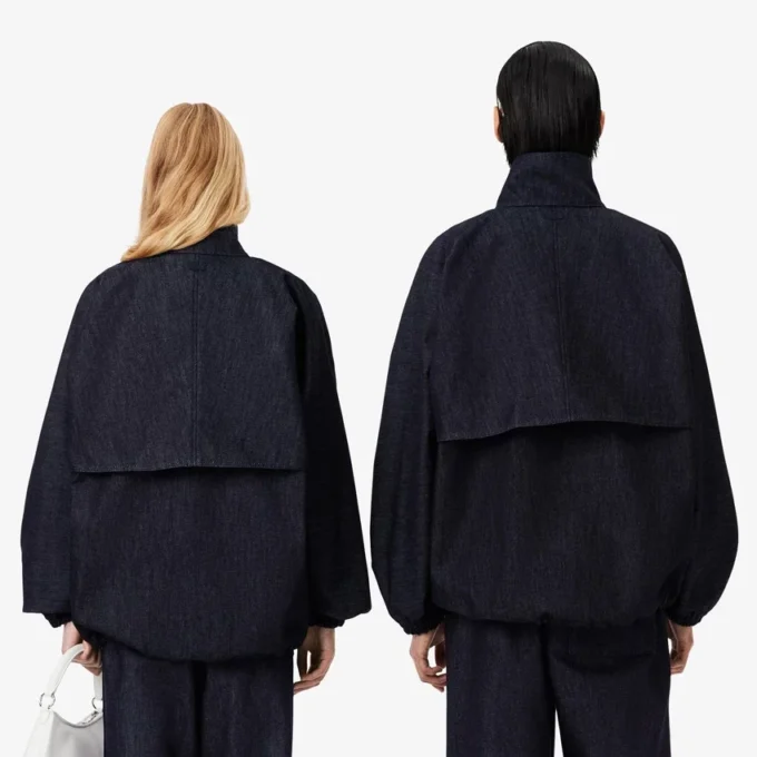 Runway Denim Track Jacket
