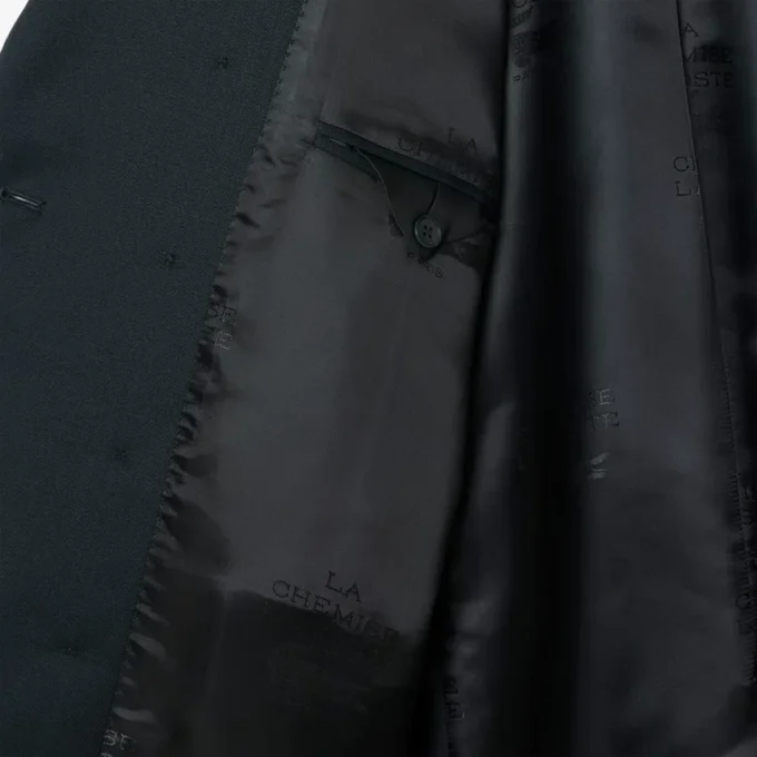 Runway Double Breasted Lightweight Wool Blazer
