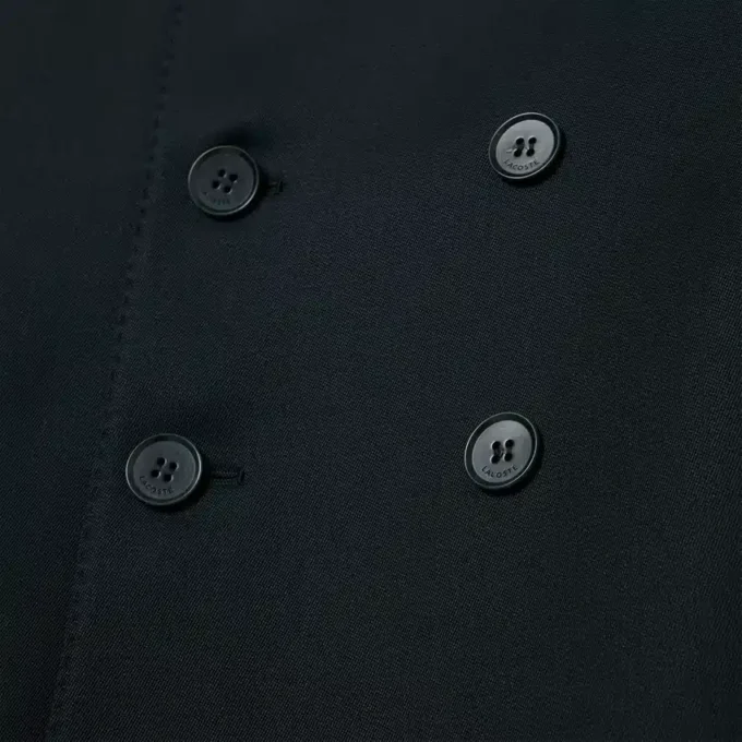 Runway Double Breasted Lightweight Wool Blazer