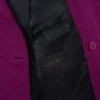 Runway Double Breasted Marbled Wool Blazer