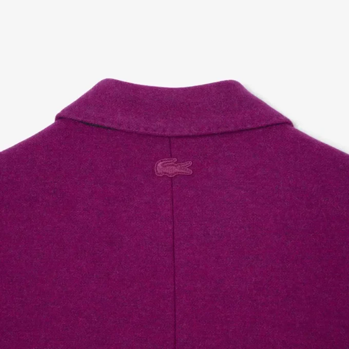 Runway Double Breasted Marbled Wool Blazer