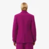 Runway Double Breasted Marbled Wool Blazer