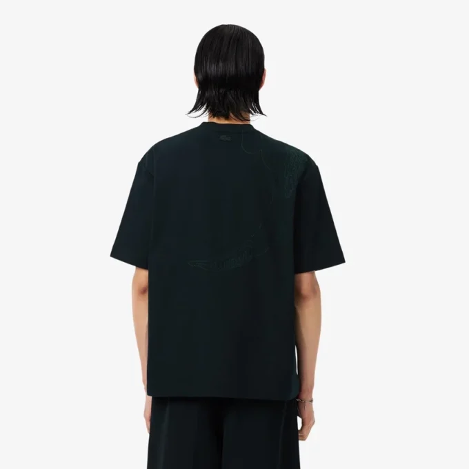 Runway Embroidered Crocodile T-Shirt