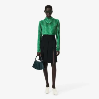 Runway Fluid Pleated Skirt