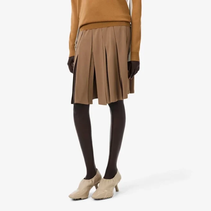 Runway Fluid Pleated Skirt