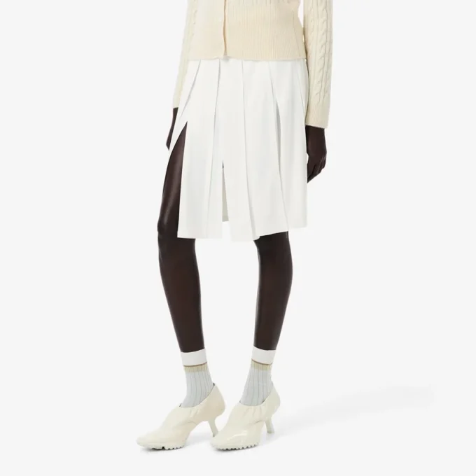 Runway Fluid Pleated Skirt