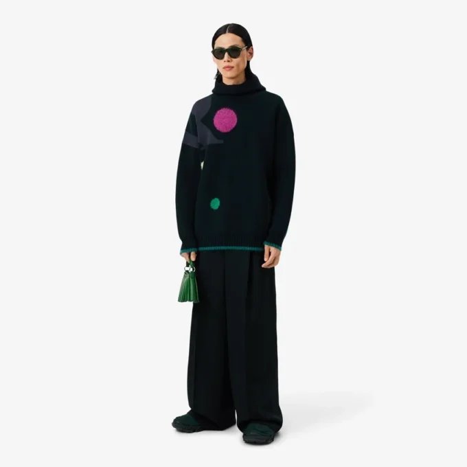 Runway Graphic Jacquard Sweater
