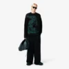 Runway Jacquard Crocodile Sweater