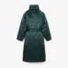 Runway Long Iridescent Puffed Jacket