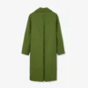 Runway Long Slub Wool Pea Coat