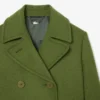 Runway Long Slub Wool Pea Coat