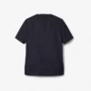 Runway Loose Fit Denim Polo Shirt