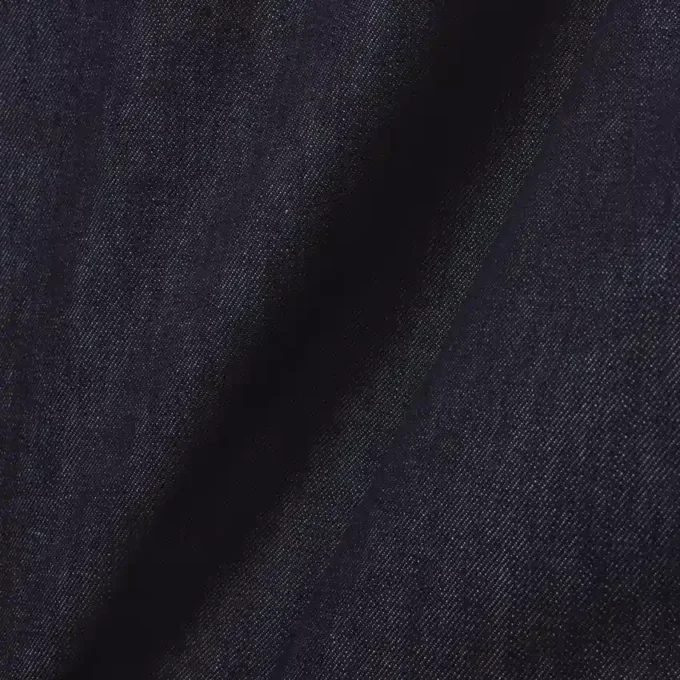 Runway Loose Fit Denim Polo Shirt