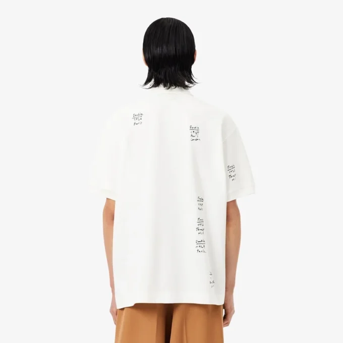 Runway Loose Fit Graphic Piqua Polo Shirt
