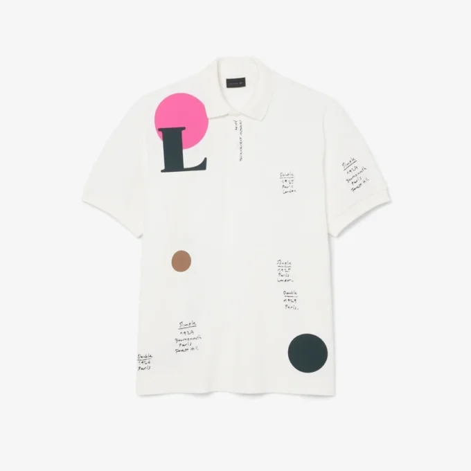 Runway Loose Fit Graphic Piqua Polo Shirt