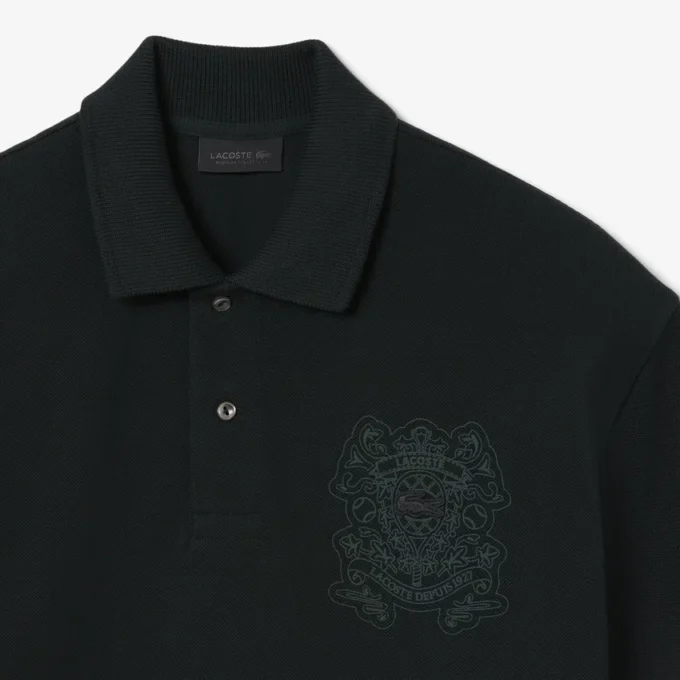 Runway Loose Fit Shield Piqua Polo Shirt
