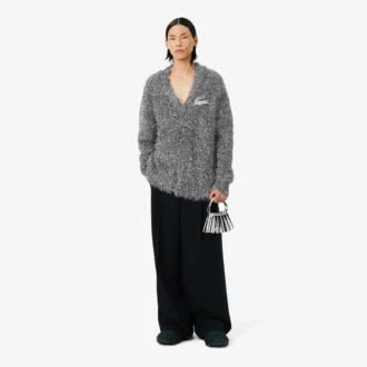Runway Lurex Knit Cardigan