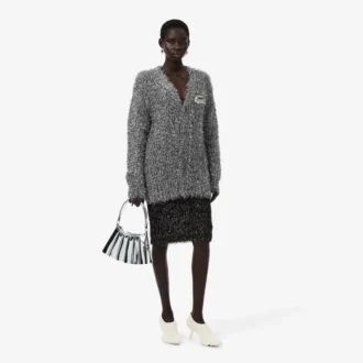 Runway Lurex Knit Skirt