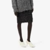 Runway Lurex Knit Skirt