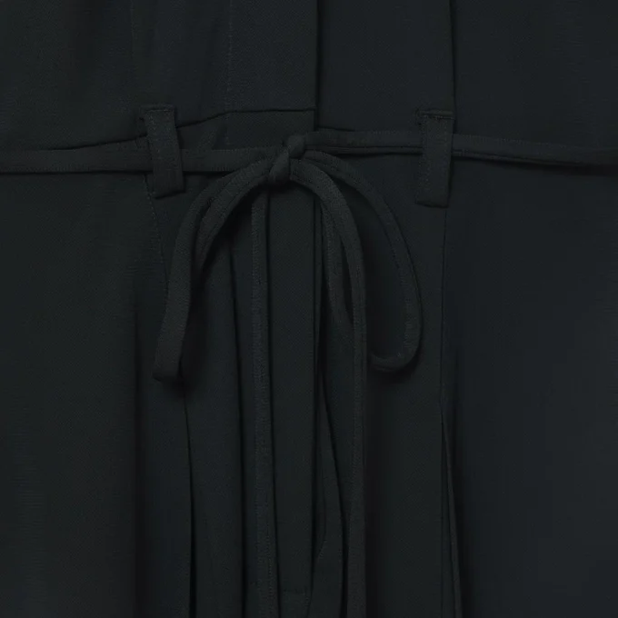 Runway Pleated Polo Maxi Dress