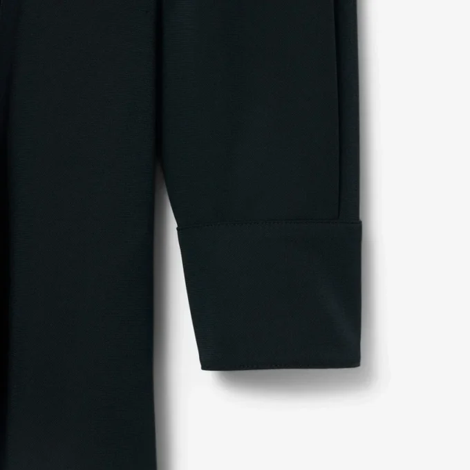 Runway Pleated Polo Maxi Dress
