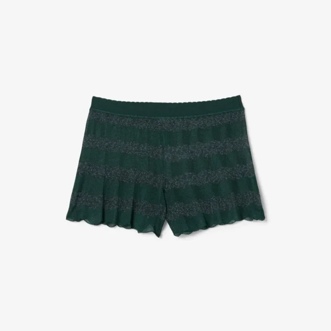 Runway Pointelle Knit Shorts