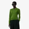 Runway Polo Collar Merino Wool Sweater