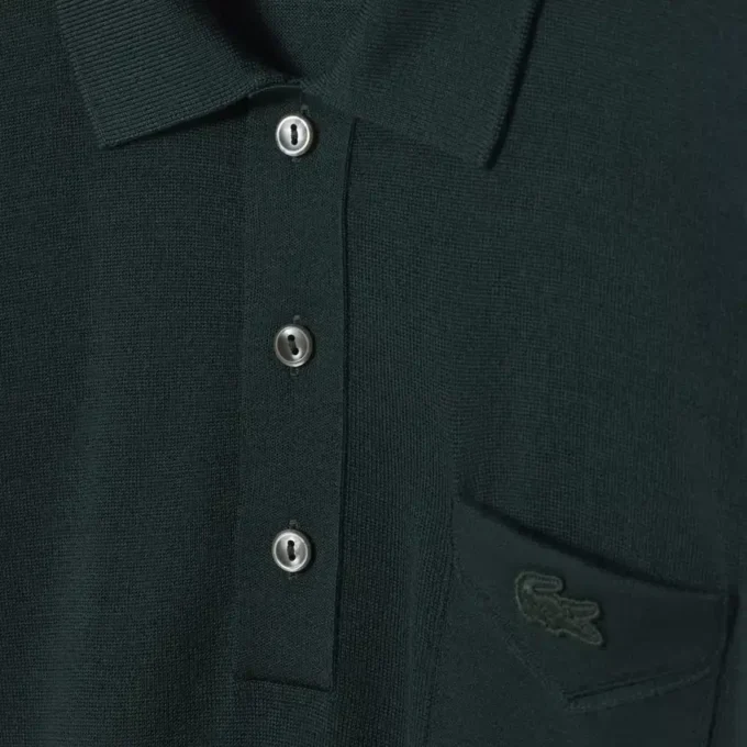 Runway Polo Collar Merino Wool Sweater