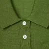 Runway Polo Collar Merino Wool Sweater