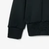 Runway Polo Shirt Collar Badge Accent Sweatshirt