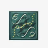 Runway Print Silk Square