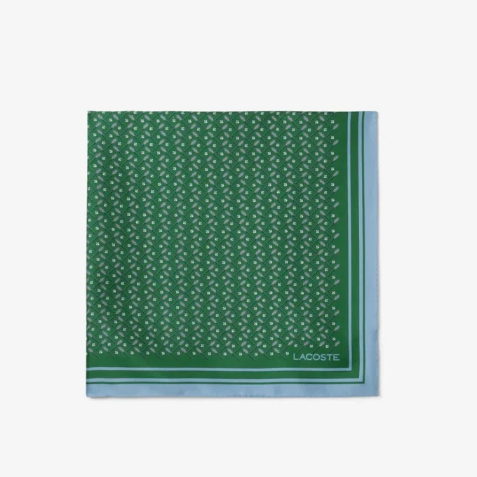 Runway Print Silk Square