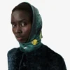 Runway Print Silk Square